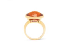 17Cts Spessartine Garnet ring