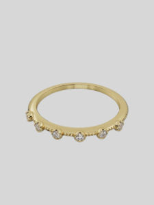 Diamond Line Ring