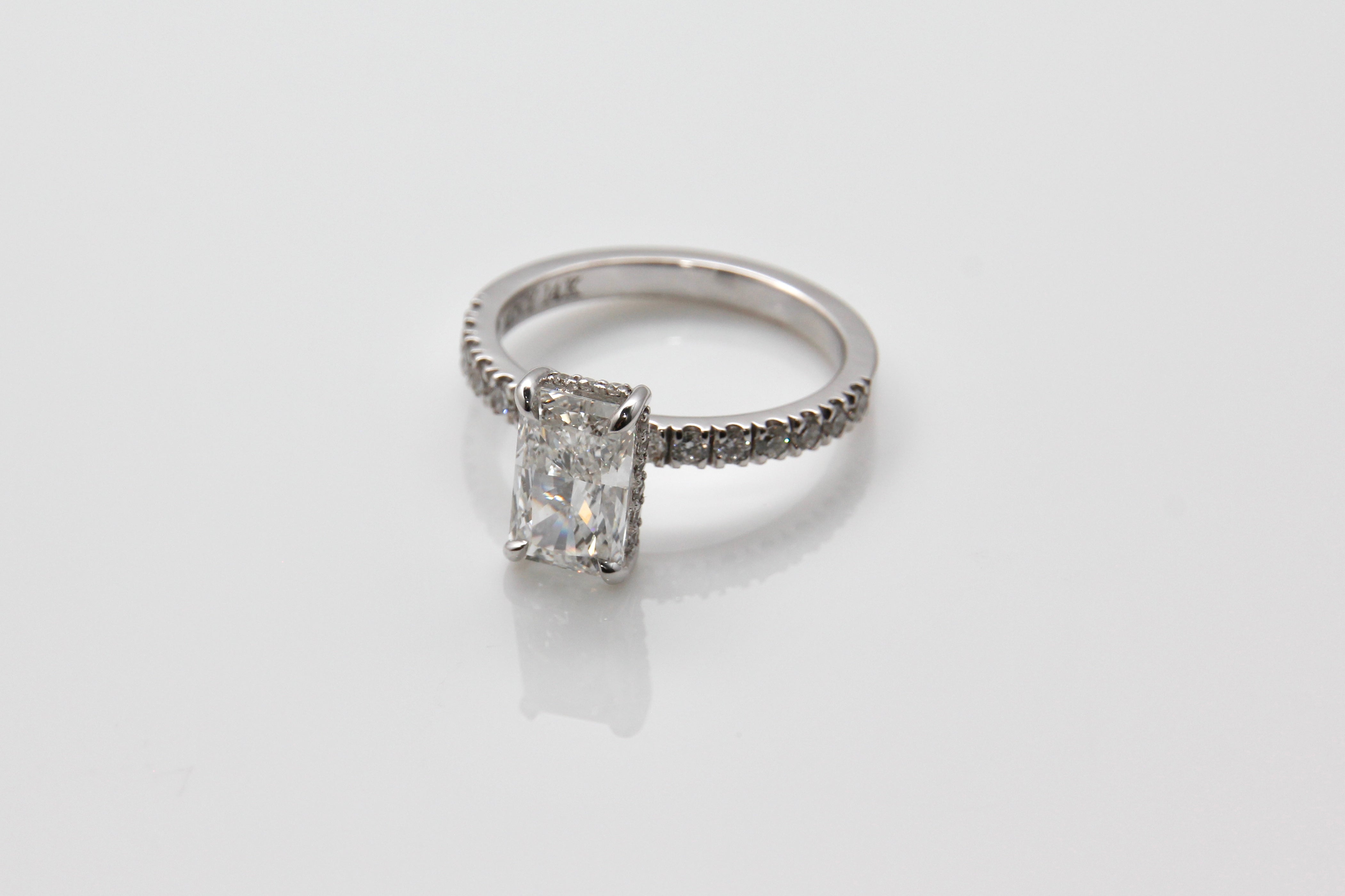 1.5ct Radiant, White Gold