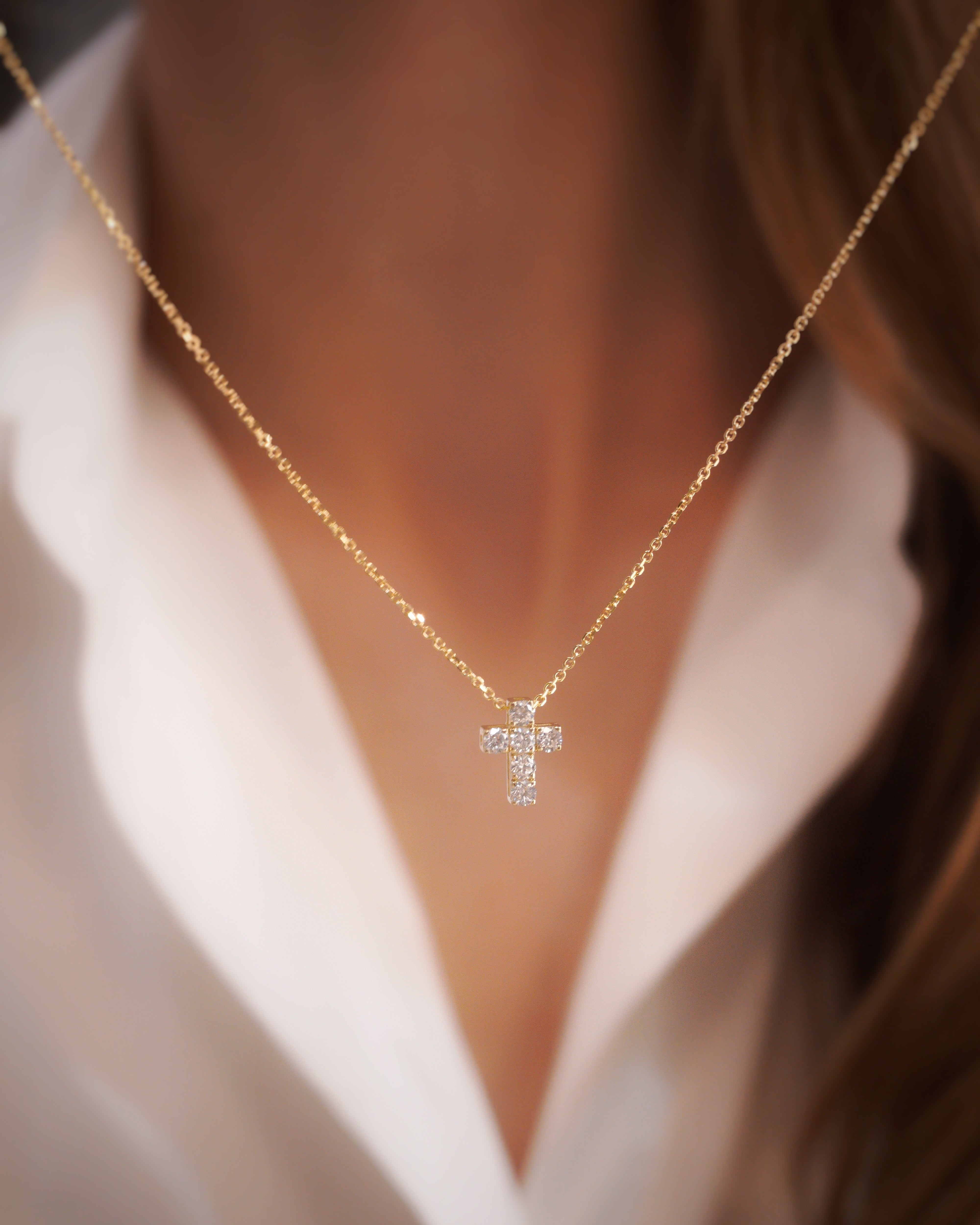 Tiny Cross Pendant