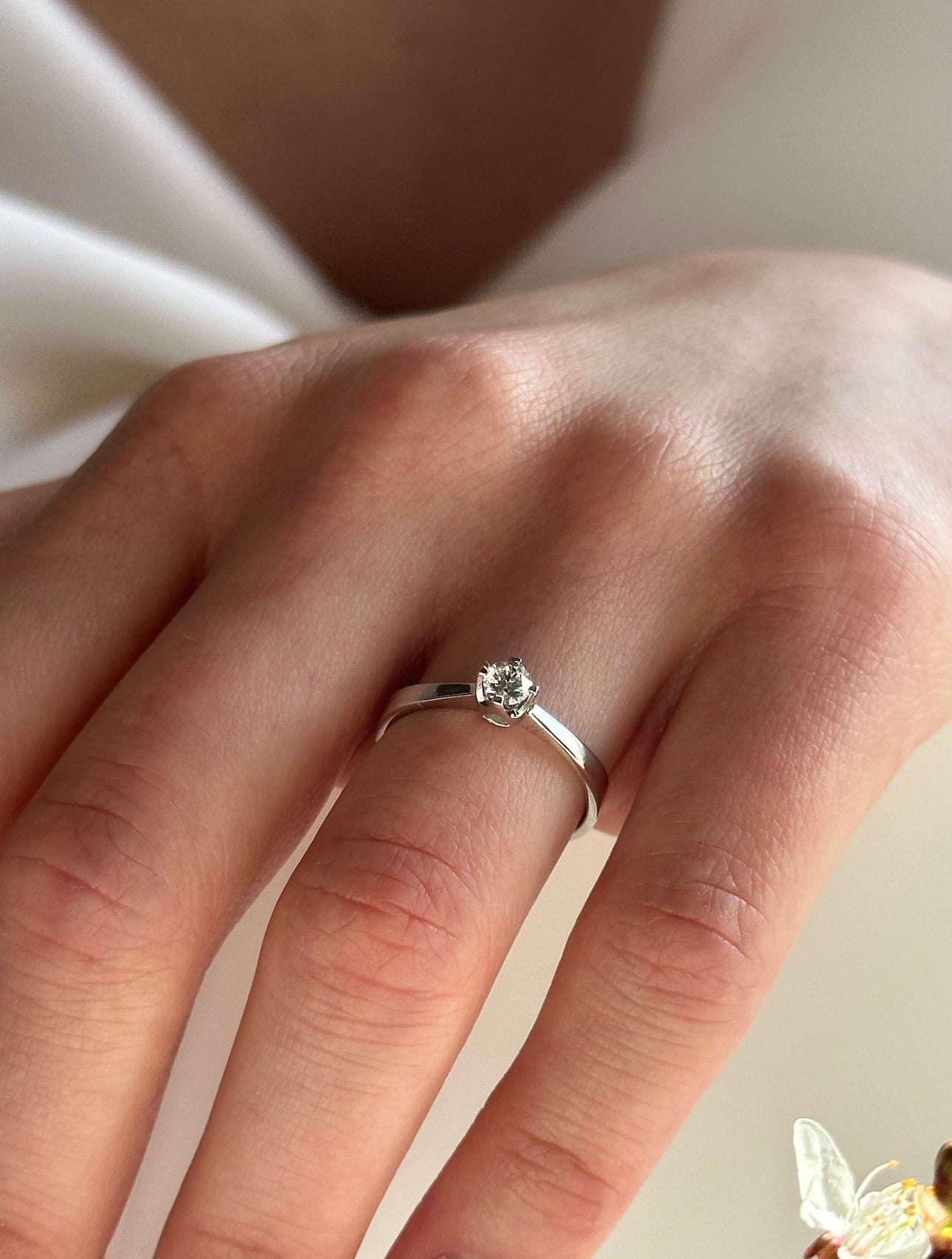 0.20 ct Diamond Solitaire Engagement Ring