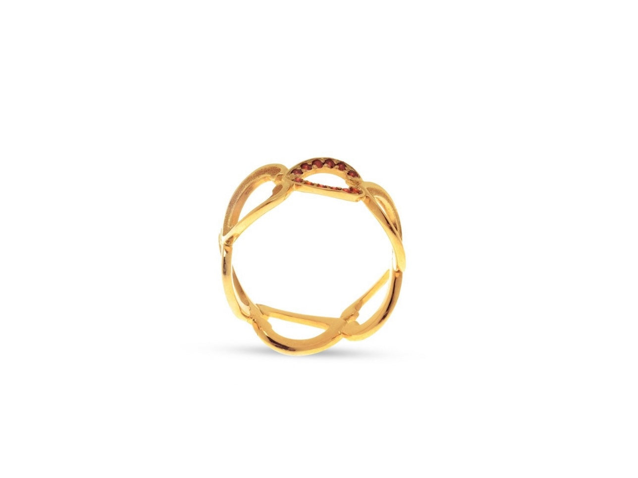 Heart To Heart Cognac Diamonds Ring