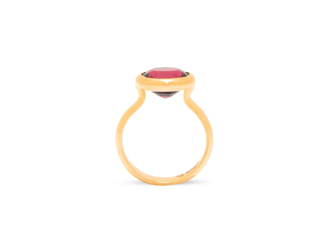 Simplicity Rhodolite Garnet Ring