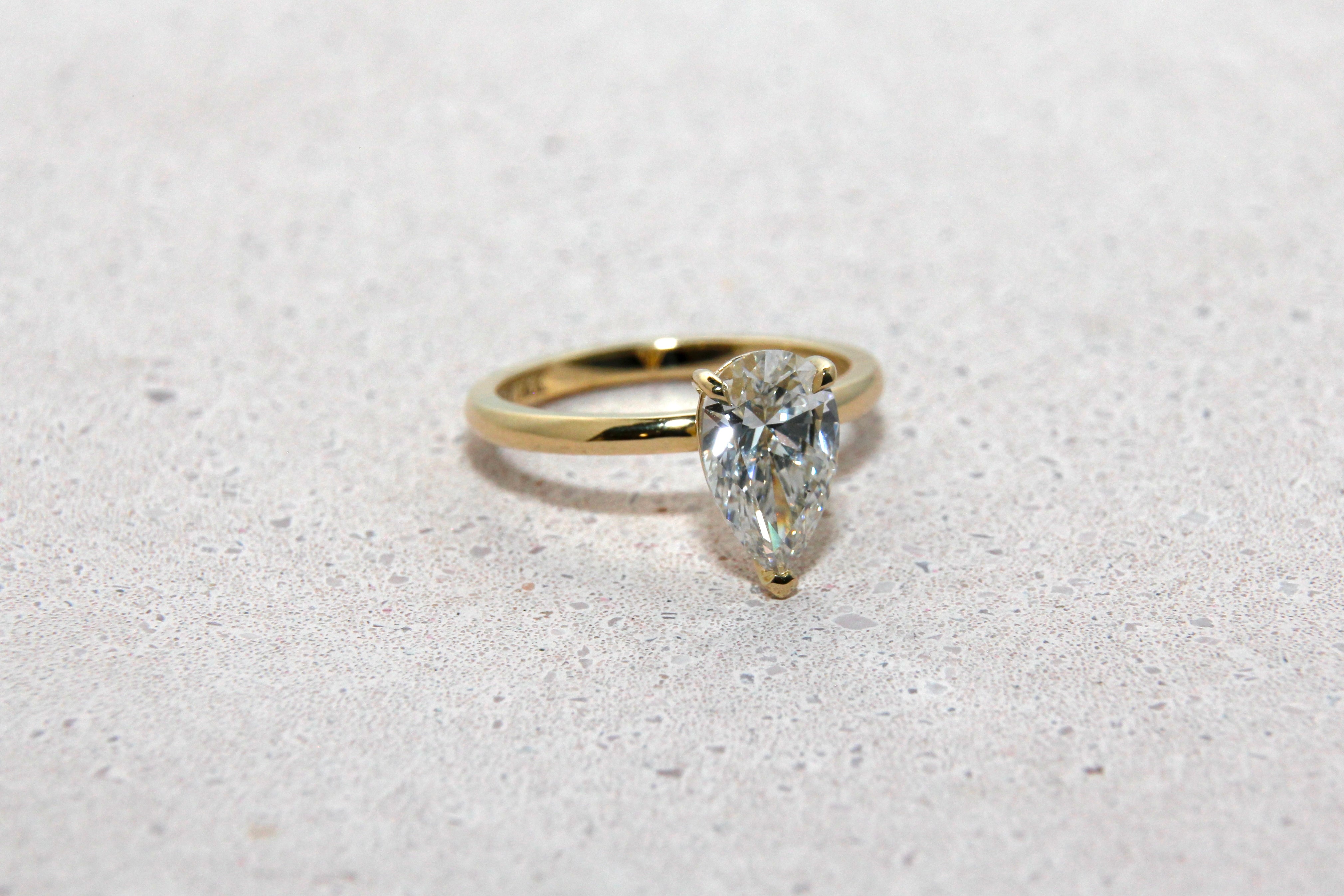 1.65 ct Pear Shape Ring