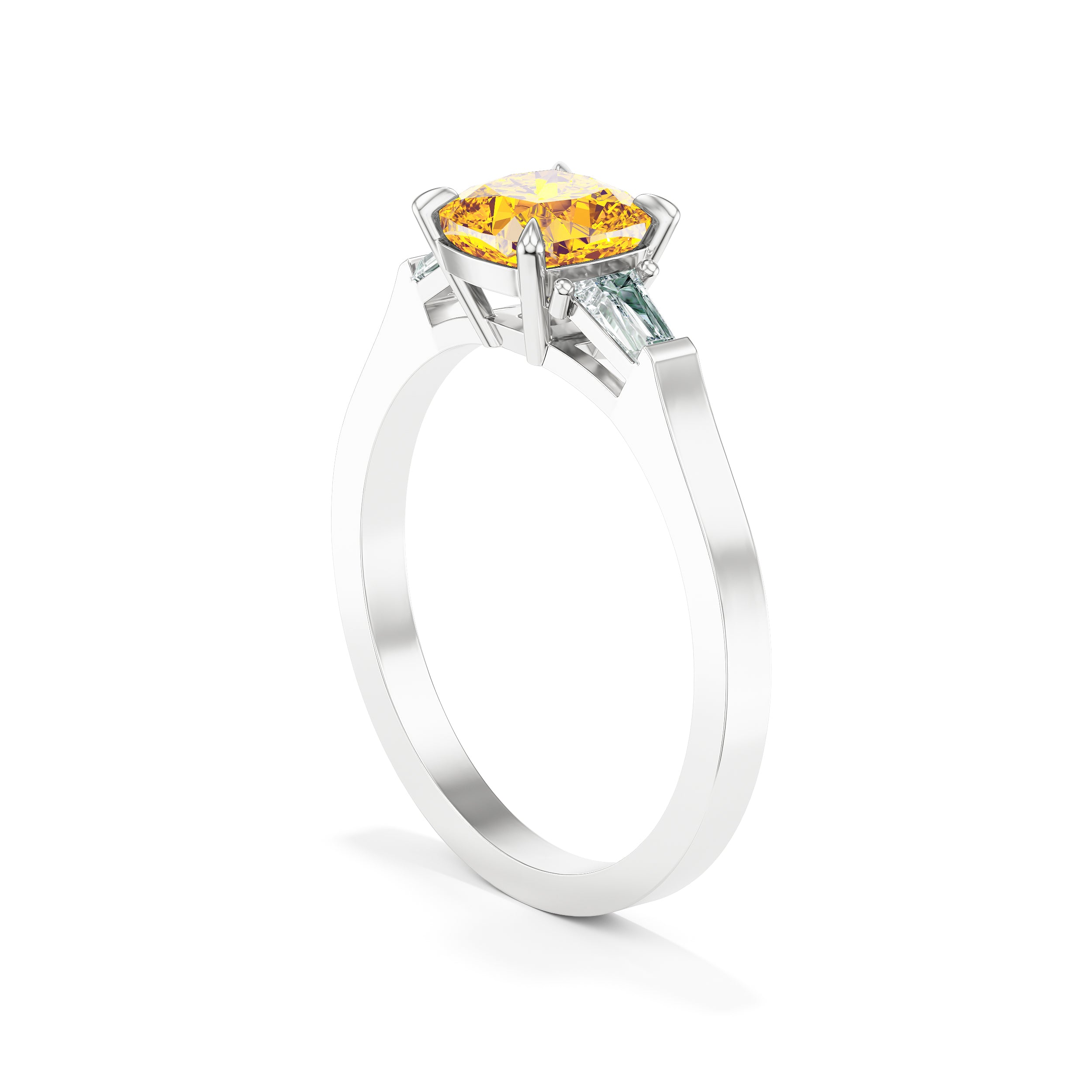 Tina 1.50 ct Yellow Diamond Promise Ring