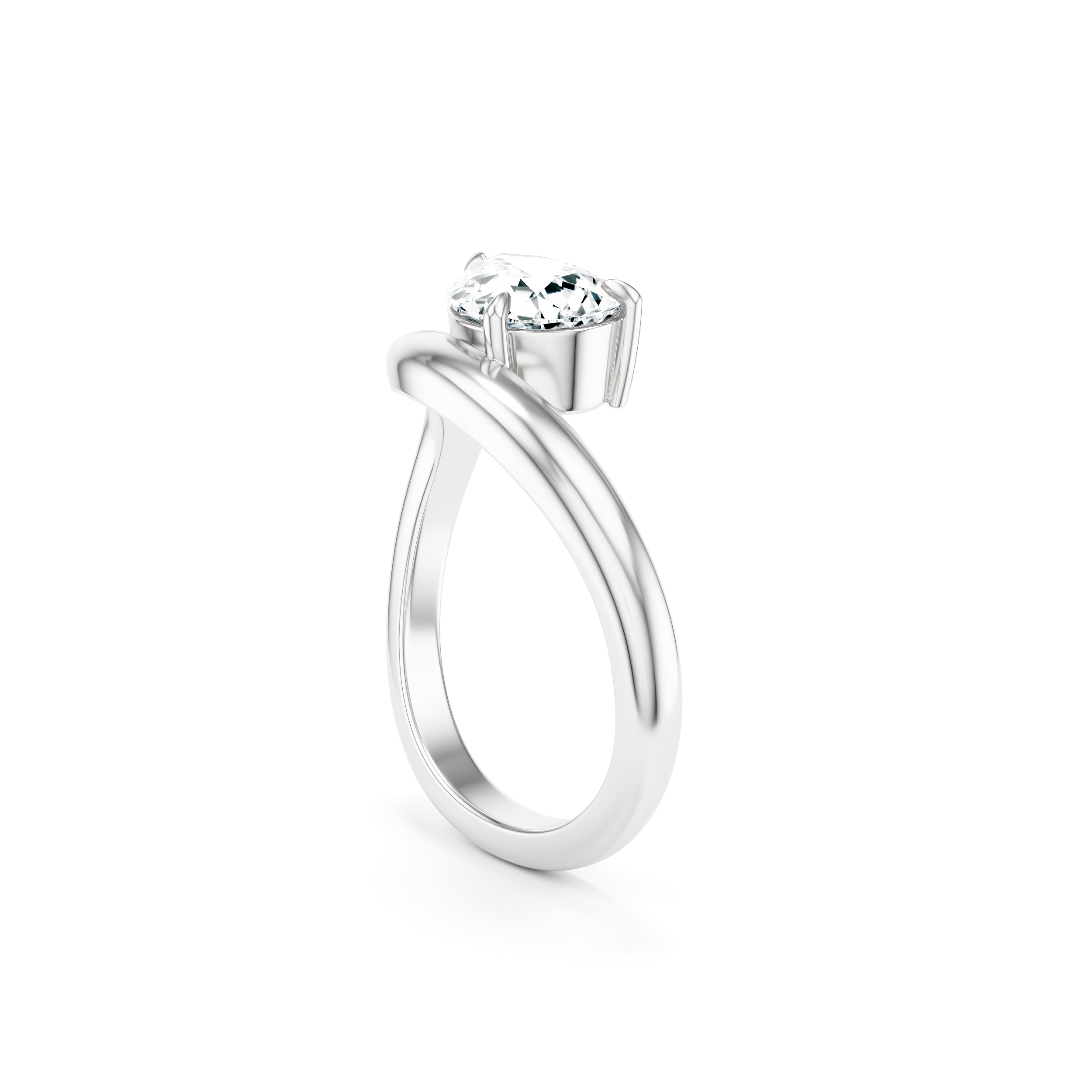 Paloma East West Wave 1.00 ct Ring
