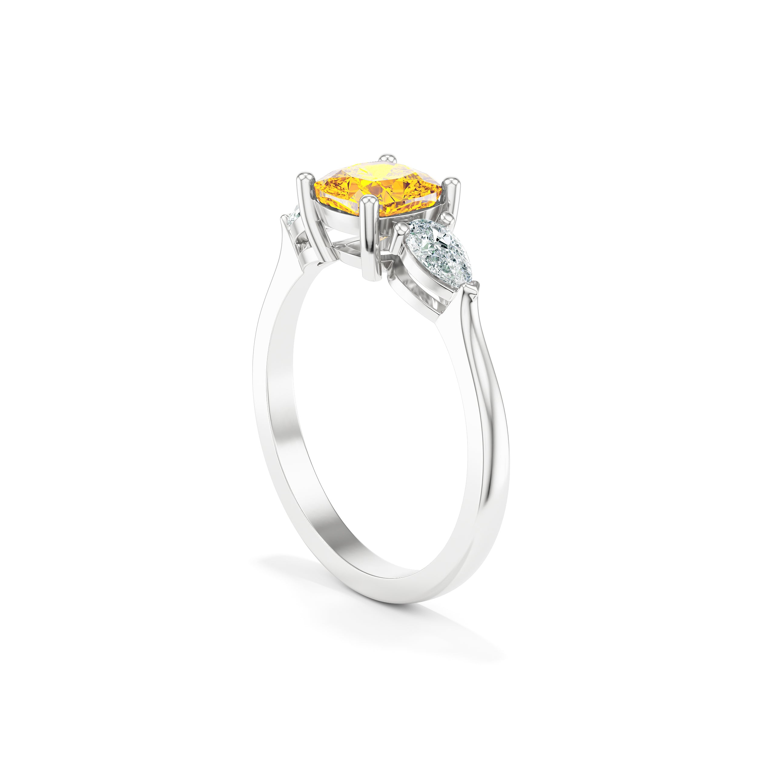 Tina 1.00 ct Yellow Diamond Promise Ring