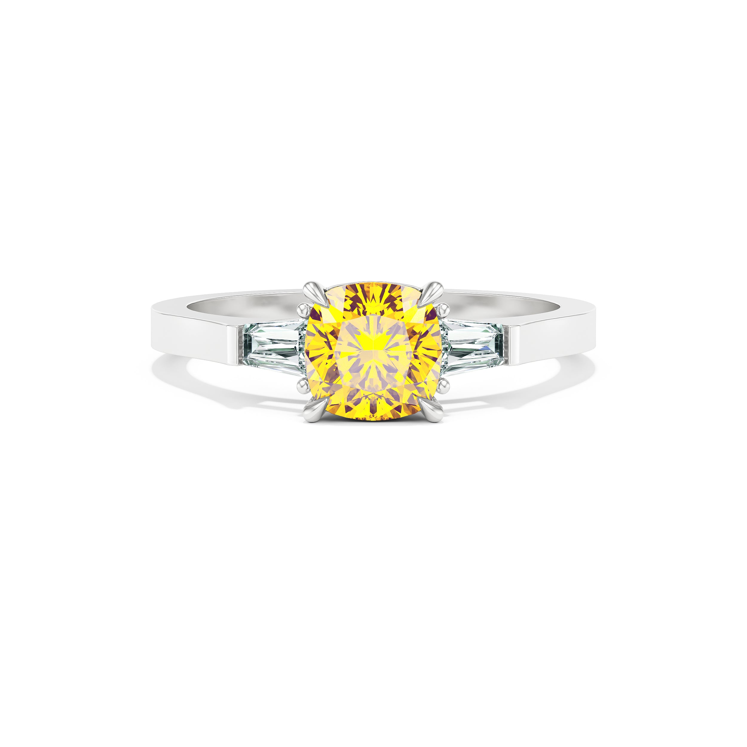 Tina 1.50 ct Yellow Diamond Promise Ring
