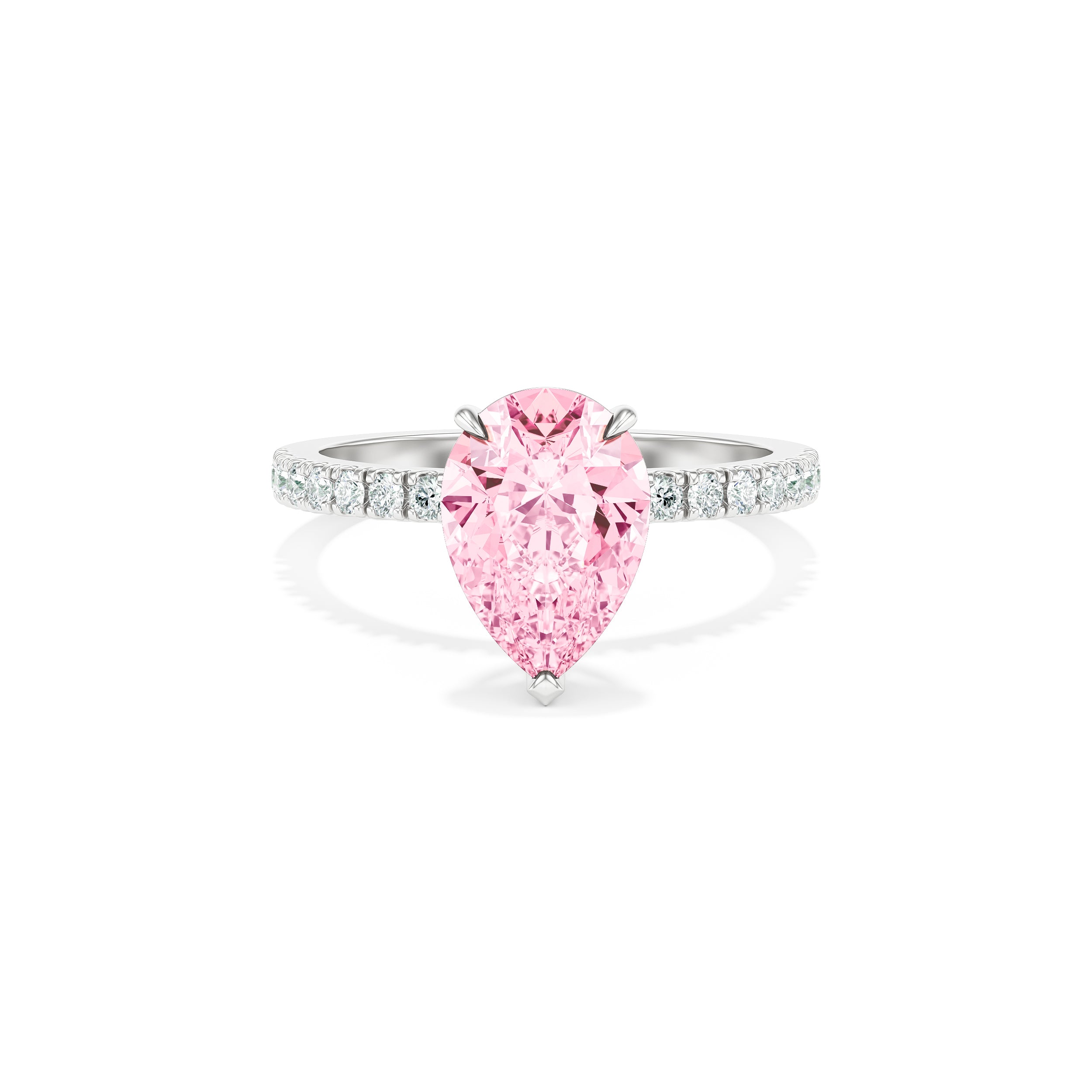 Pink Paloma Pavé 1.00 ct Engagement Ring