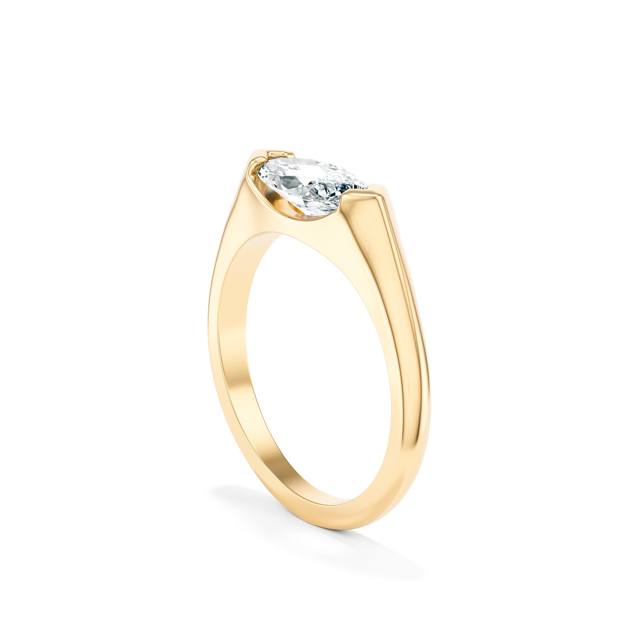 Margo East West 1.00 ct Engagement Ring