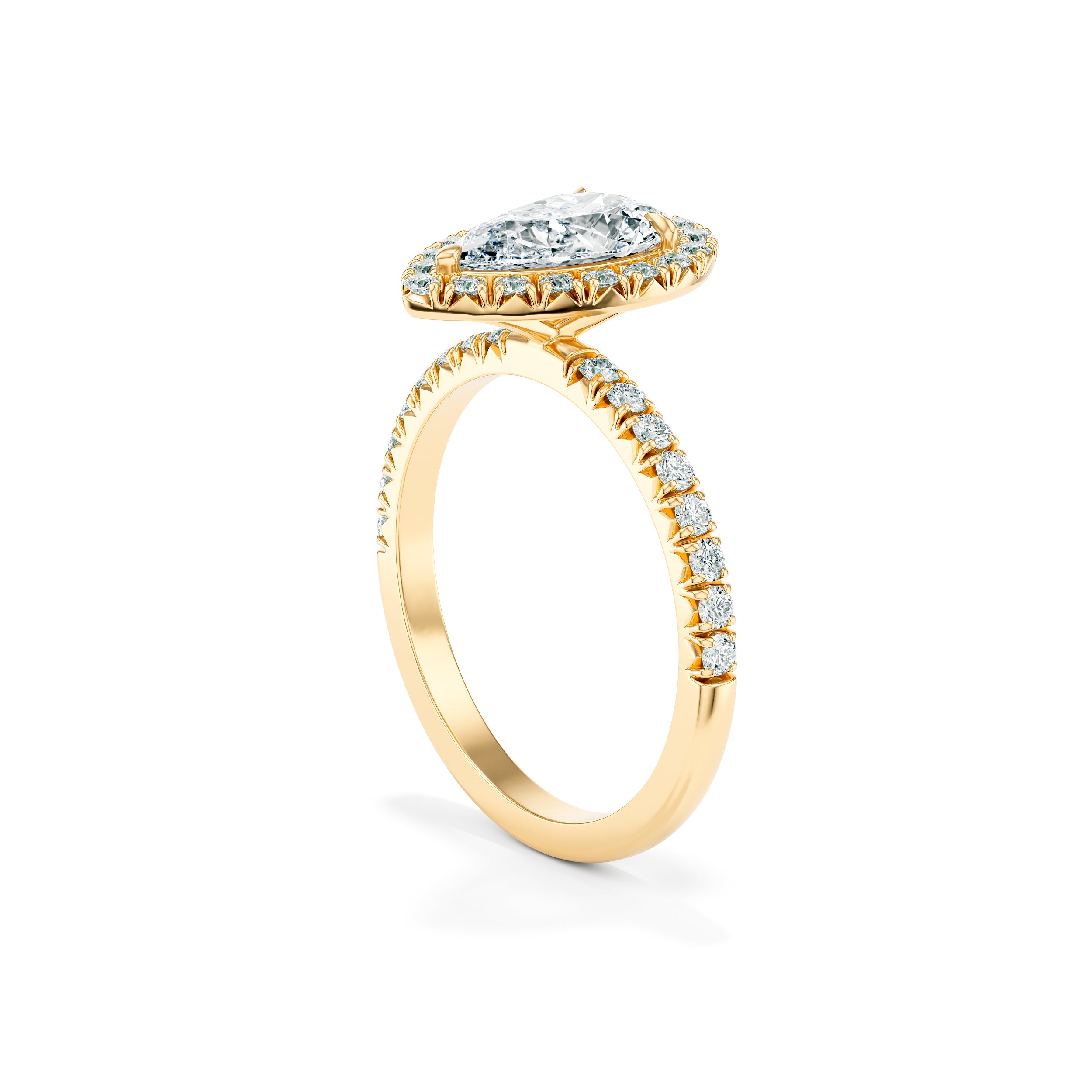 Petra 1.00 ct Ring with Diamond Halo