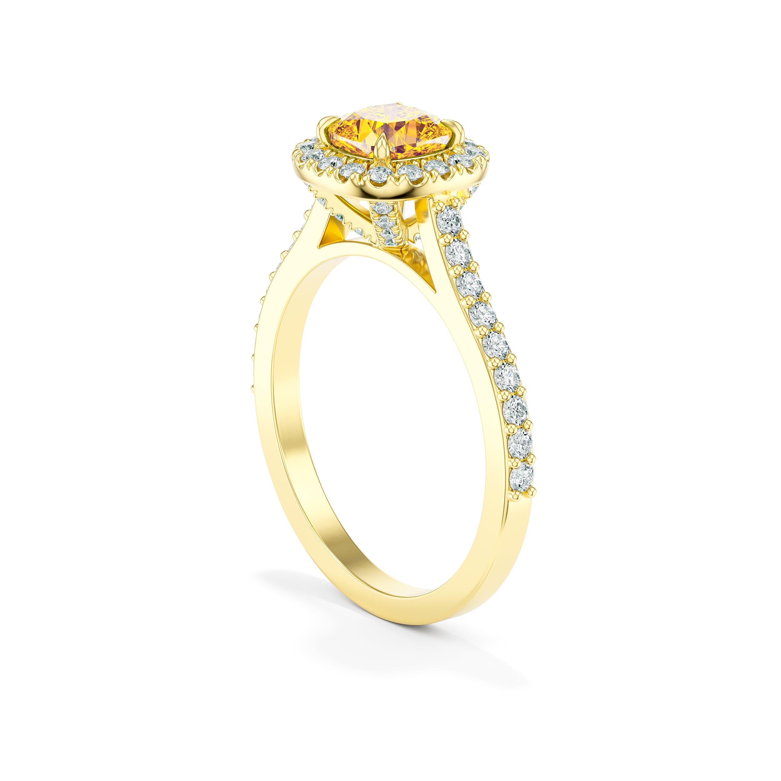 Tabitha 1.00 ct Engagement Ring with Pavé
