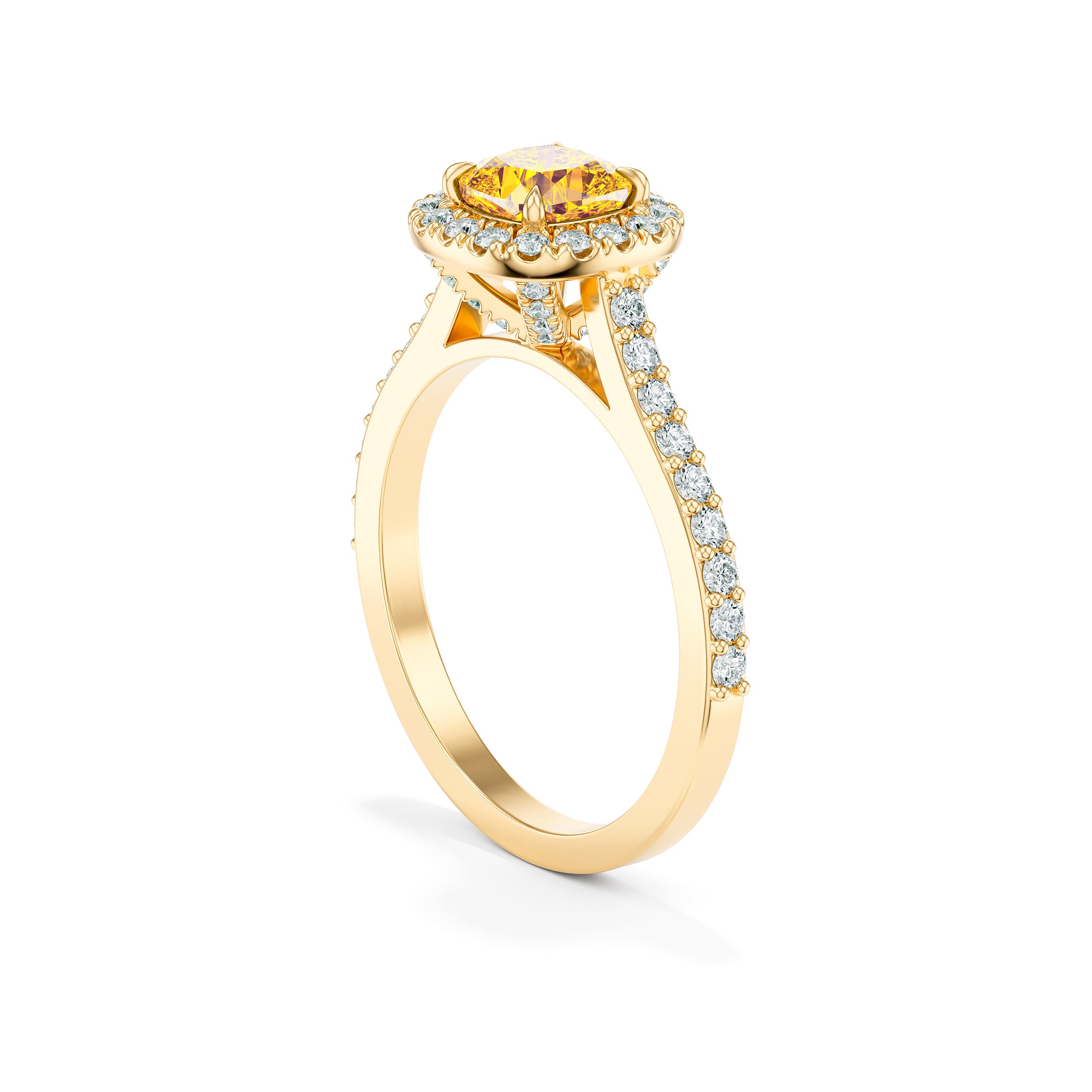 Tabitha 1.00 ct Engagement Ring with Pavé