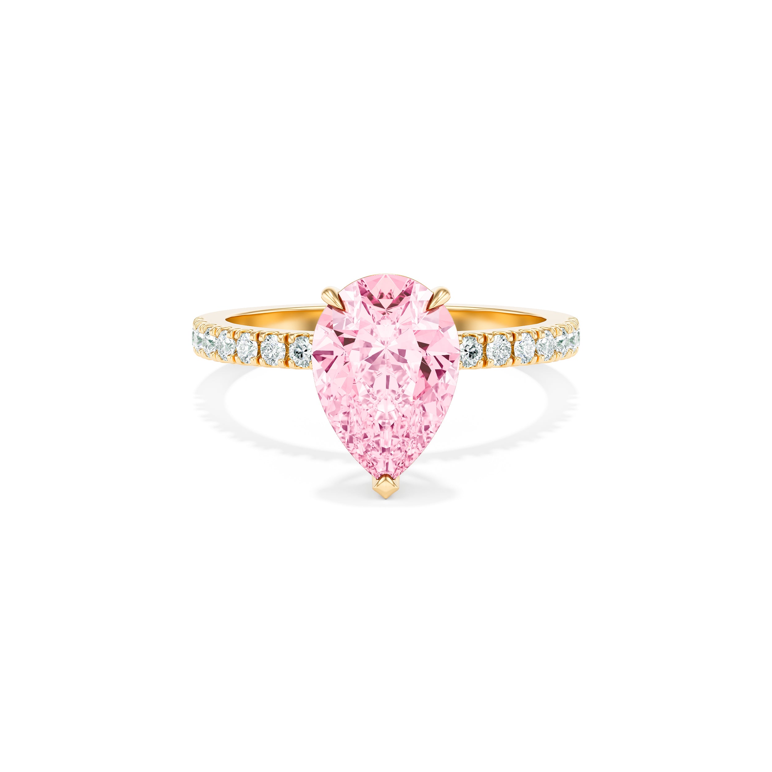 Pink Paloma Pavé 1.00 ct Engagement Ring