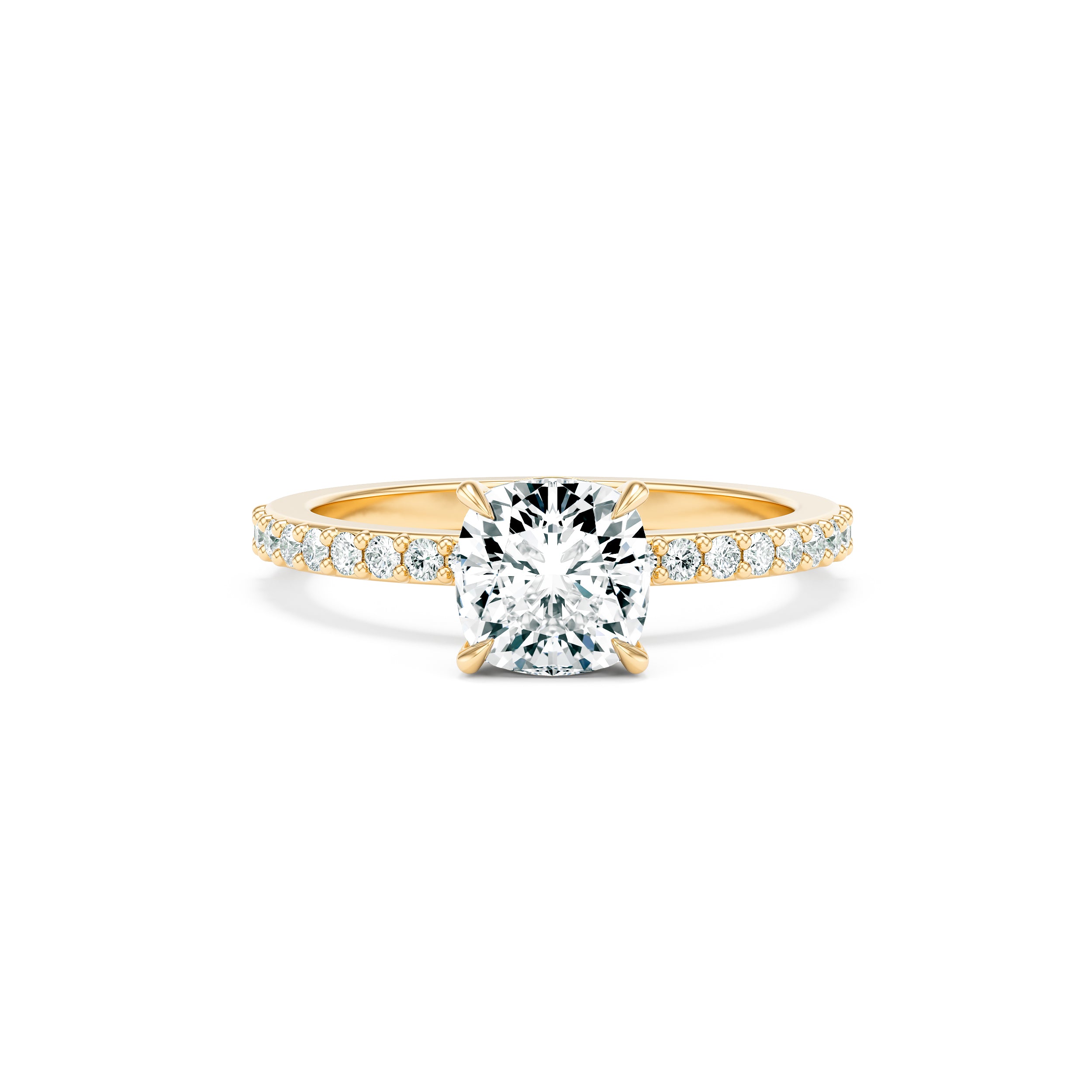 Tina 1.00 ct Engagement Ring with Pavé